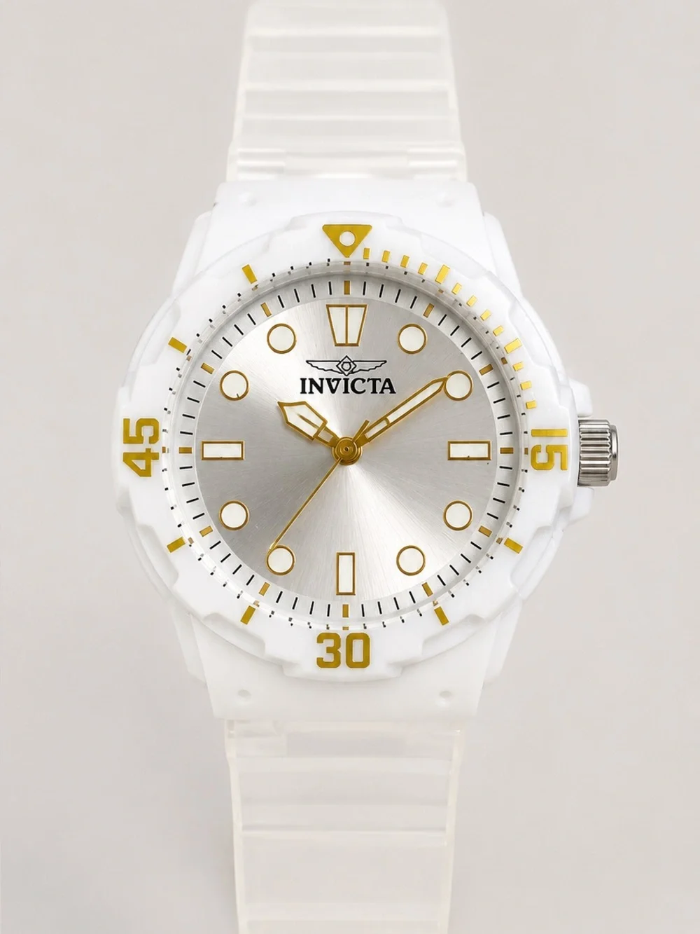 Invicta Celestial 49204 Women’s White Clear Quartz Watch 35mm NWT